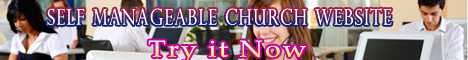 Self manageable CHURCH WEBSITE